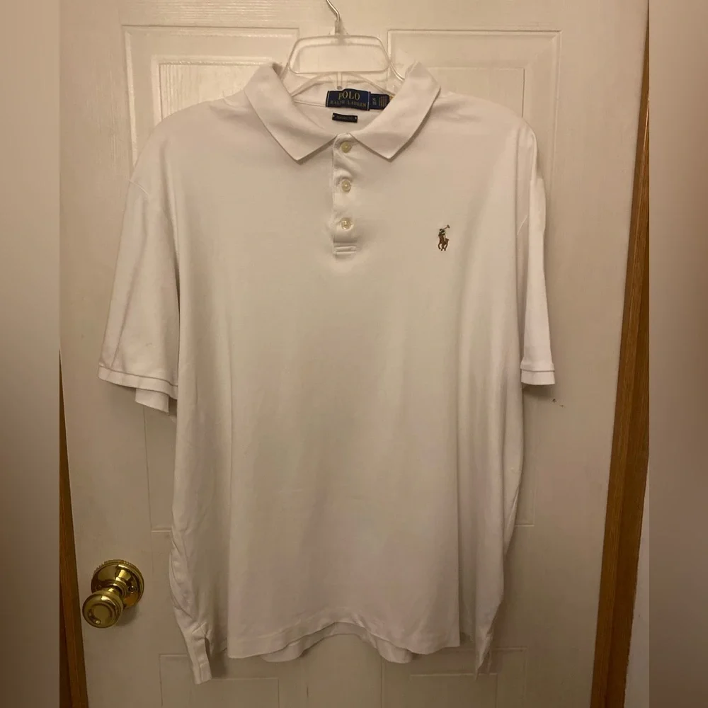 Polo Ralph Lauren White Polo with Embroidered Pony XL